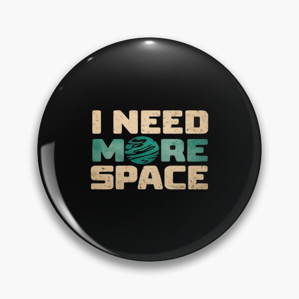 Item preview, I Need More Space Retro Cosmic Typography | Funny Outer Space Planet Quote Aesthetic Design designed and sold by Bright Nest Studio.