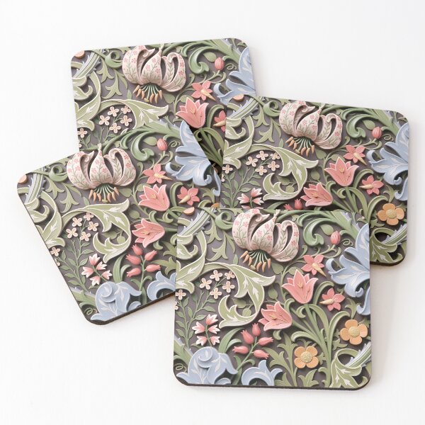 Item preview, William Morris Golden Lily designed and sold by Vicky Brago-Mitchell®.