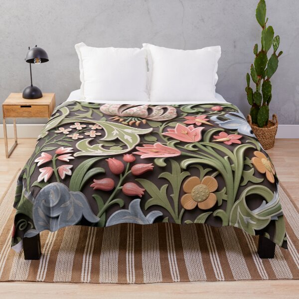 Item preview, William Morris Golden Lily designed and sold by Vicky Brago-Mitchell®.