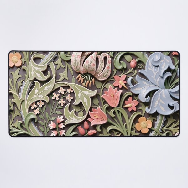 Artikelvorschau, William Morris Goldene Lilie entworfen und verkauft von Vicky Brago-Mitchell®.