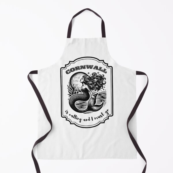 Item preview, Cornwall Is Calling and I Must Go Mermaid Design designed and sold by S-and-W-4ever.