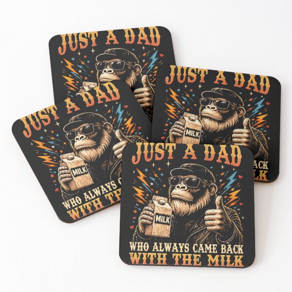 Aperçu de l'œuvre Un papa qui revenait toujours avec le lait, Bigfoot Papa créée et vendue par schoolofbullies.