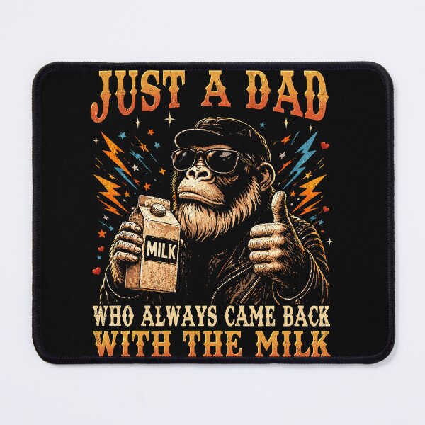 Item preview, Just A Dad Who Always Came Back with The Milk Bigfoot Papa designed and sold by schoolofbullies.