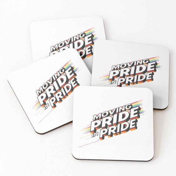 Item preview, Moving Pride in Pride Retro LGBTQ Rainbow Graphic Tee designed and sold by Pride_Prints.