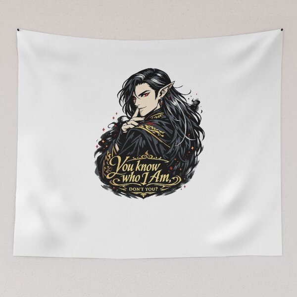 Item preview, Dark Prince Elf | “You Know Who I Am, Don’t You?” Gothic Fantasy Design designed and sold by MarekoraStudio.