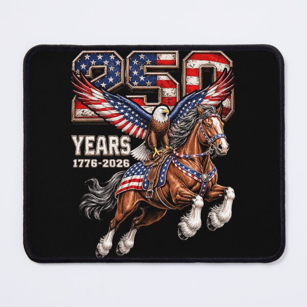 Item preview, USA 250th Anniversary Bald Eagle & Clydesdale Horse designed and sold by schoolofbullies.