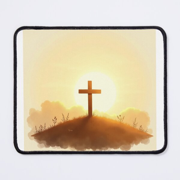 Item preview, Christian Cross Sunrise Faith Design - Fear Not designed and sold by InfiniteAuraHub.