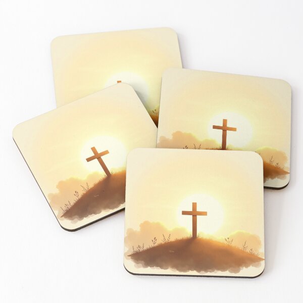 Item preview, Christian Cross Sunrise Faith Design - Fear Not designed and sold by InfiniteAuraHub.