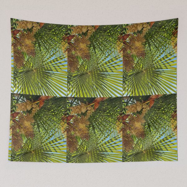 Item preview, Palm Fronds against a clear Blue Sky designed and sold by Violaman.