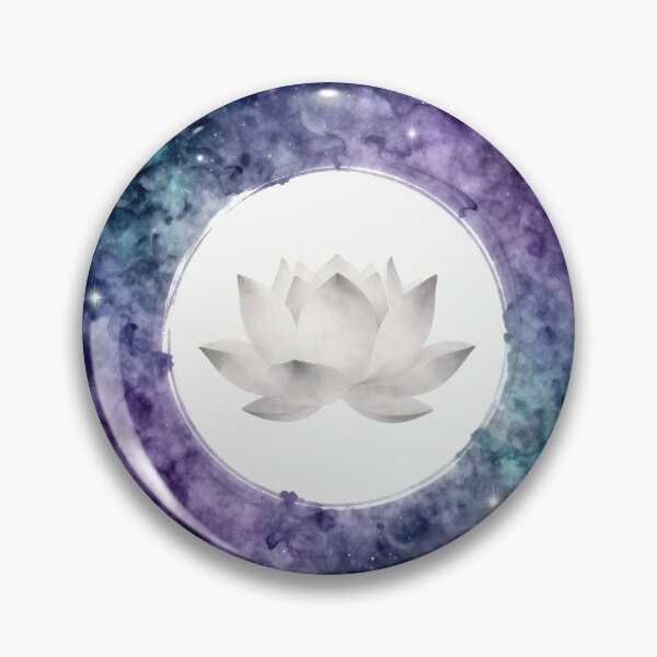 Item preview, Cosmic Zen Enso - Mystical Nebula Lotus Art designed and sold by OnikaD art.