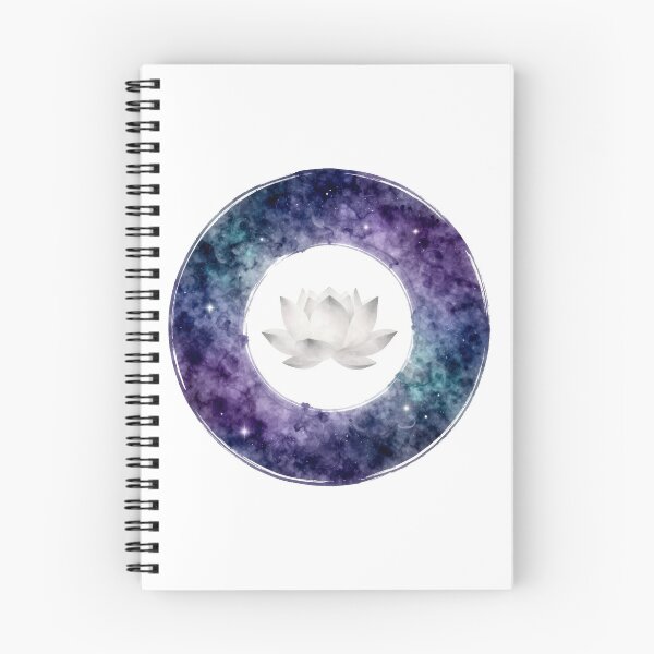 Item preview, Cosmic Zen Enso - Mystical Nebula Lotus Art designed and sold by OnikaD art.