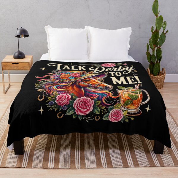 Item preview, Vintage Horse Racing Talk Derby Day to Me Derby Horse designed and sold by schoolofbullies.