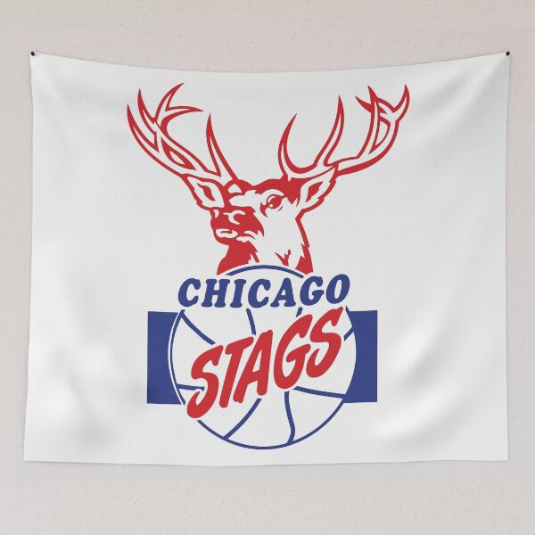Item preview, Chicago Stags Vintage Basketball Logo – Classic BAA Basketball Design designed and sold by RetroBasketball.