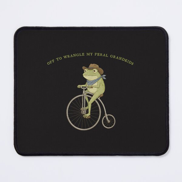 Item preview, Off to Wranglin My Feral Grandkids Funny Frog Retro Grandma Design  Description: designed and sold by kiralynstration.