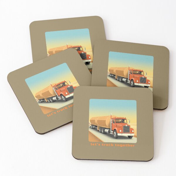 Item preview, Let’s Truck Together designed and sold by TeeHee Puns.