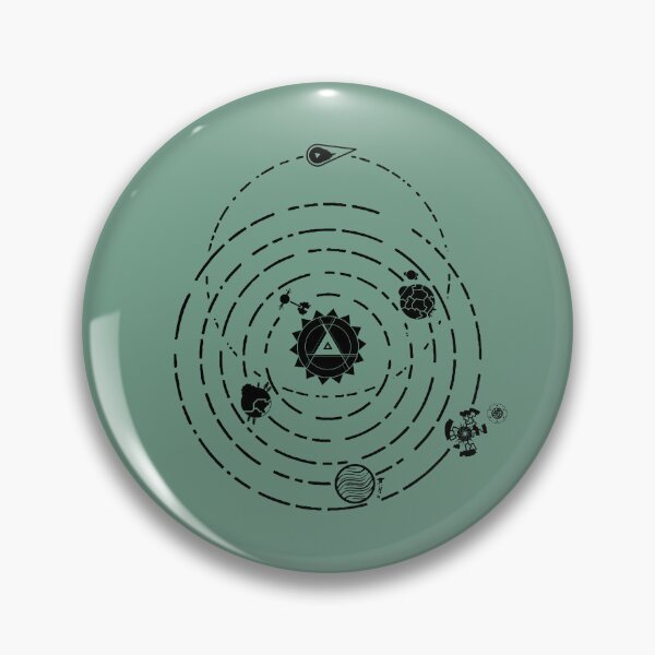 Item preview, Outer Wilds Planets orbits Alignment | Indie Space Game Minimalist Poster designed and sold by · GAMING SOUL ·.