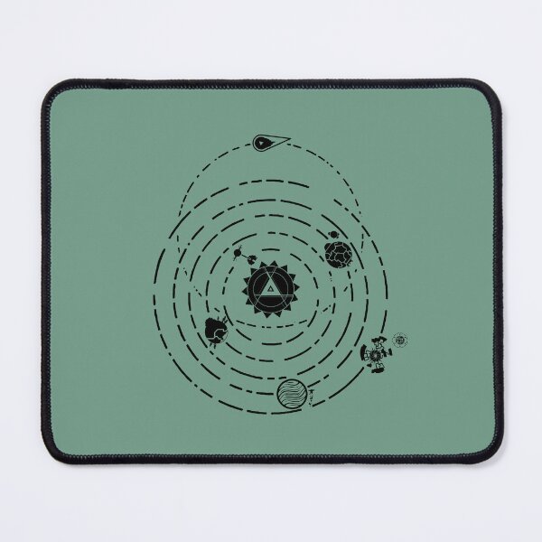 Item preview, Outer Wilds Planets orbits Alignment | Indie Space Game Minimalist Poster designed and sold by · GAMING SOUL ·.