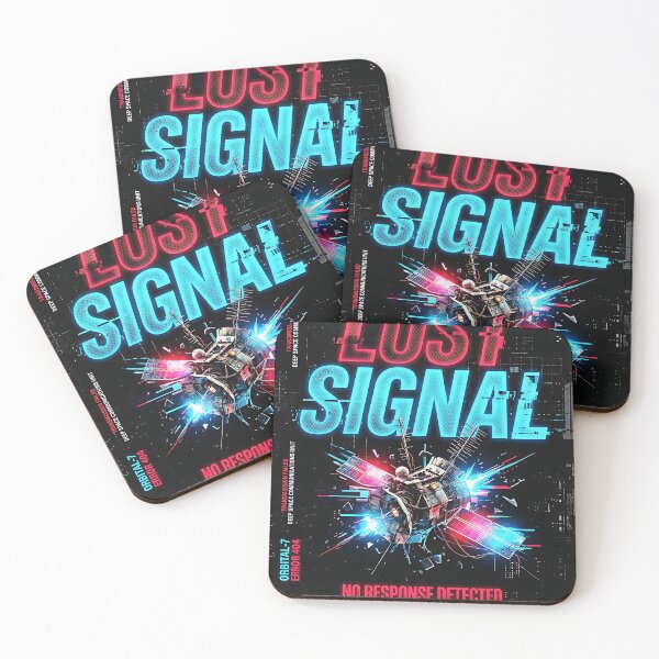 Item preview, LOST SIGNAL Retro Futurism Poster designed and sold by iwzzuel.