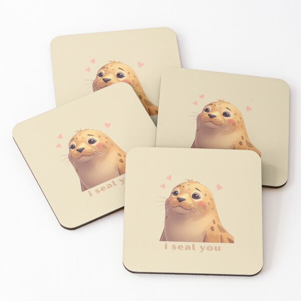 Item preview, I Seal You - Cute Pun | TeeHee Puns Funny Design designed and sold by TeeHee Puns.