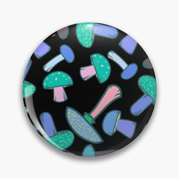 Item preview, Spooky glowing mushrooms designed and sold by AlfreyArt.