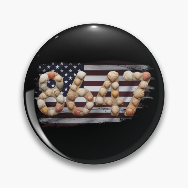 Item preview, 8647 Sea Shells American Flag Vintage Design designed and sold by PROPera-design.