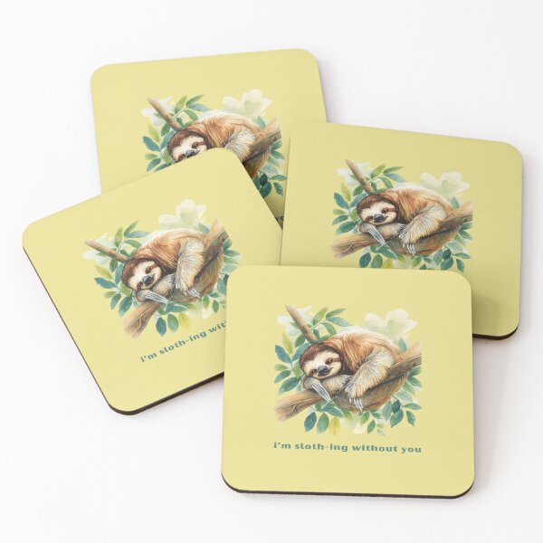 Item preview, I’m Sloth-ing Without You designed and sold by TeeHee Puns.