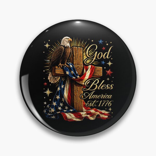 Item preview, God Bless America Bald Eagle USA 250 designed and sold by schoolofbullies.