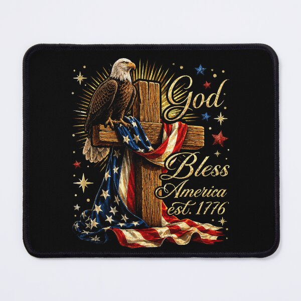 Item preview, God Bless America Bald Eagle USA 250 designed and sold by schoolofbullies.