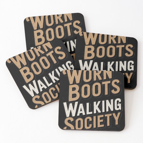 Item preview, Worn Boots Walking Society designed and sold by halibutgoatramb.