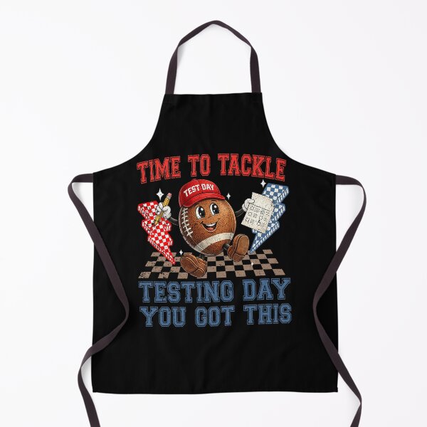 Item preview, Time To Tackle Testing Day Football designed and sold by LarryMBrown.