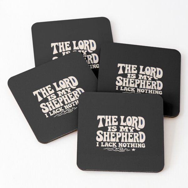 Item preview, The Lord Is My Shepherd Quote | Christian Faith Typography | Psalm 23 Inspirational Design designed and sold by Bright Nest Studio.