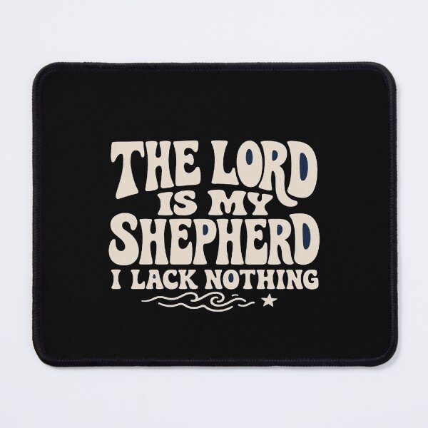 Item preview, The Lord Is My Shepherd Quote | Christian Faith Typography | Psalm 23 Inspirational Design designed and sold by Bright Nest Studio.