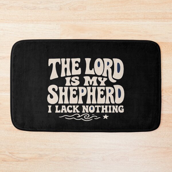 Item preview, The Lord Is My Shepherd Quote | Christian Faith Typography | Psalm 23 Inspirational Design designed and sold by Bright Nest Studio.