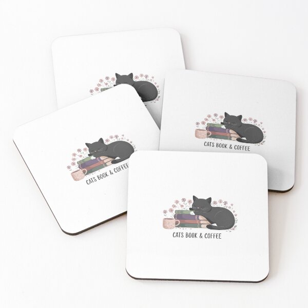 Item preview, Cats Coffee Books Book Lover designed and sold by SapfireStuArt.