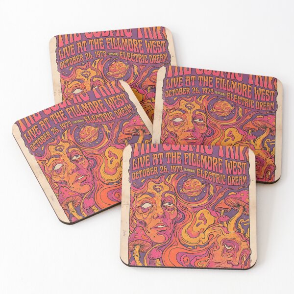 Item preview, Psychedelic Retro Rock Festival Poster designed and sold by iwzzuel.