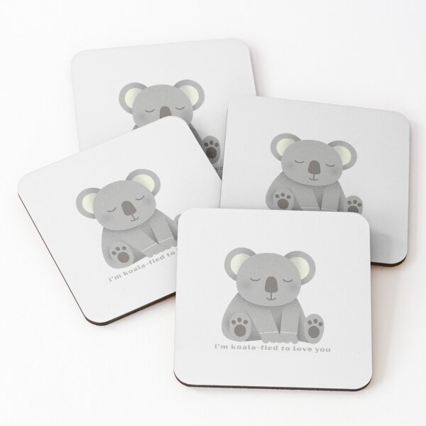 Item preview, I’m Koala-fied To Love You - Cute Pun | TeeHee Puns Funny Design designed and sold by TeeHee Puns.