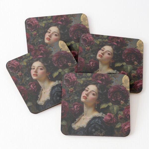 Item preview, Enchanting Dark Rose Portrait designed and sold by Mary Spencer.