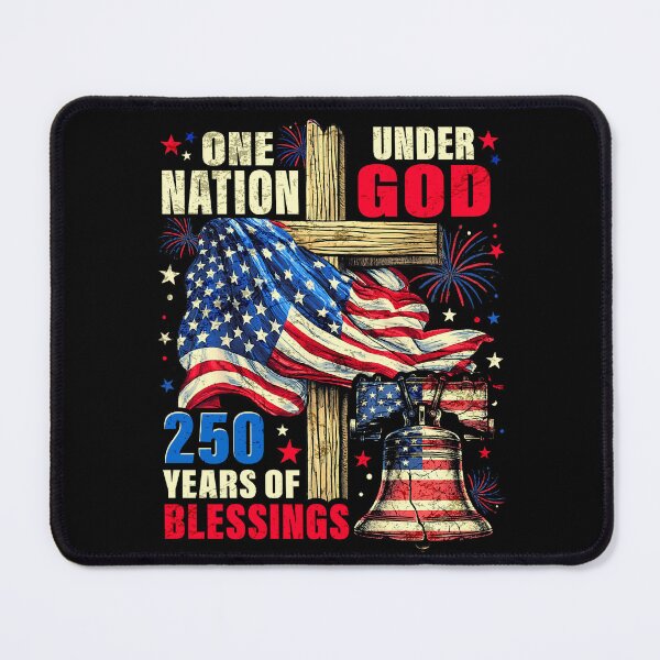 Item preview, One Nation Under God USA Flag Happy 4th of July Women Girls designed and sold by schoolofbullies.