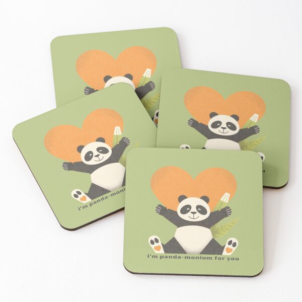 Item preview, I’m Panda-monium For You - Cute Pun | TeeHee Puns Funny Design designed and sold by TeeHee Puns.