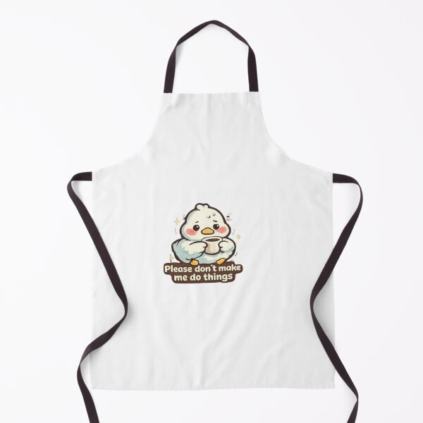 Item preview, please don't make me do things-cute lazy duck sticker designed and sold by Louliloulita.