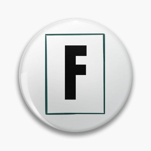 Item preview, Bold Letter F Minimalist Alphabet Typography Design – Modern Initial F Monogram Graphic (T-Shirts, Posters, Stickers & More) designed and sold by EMYWAMZGLOBAL.