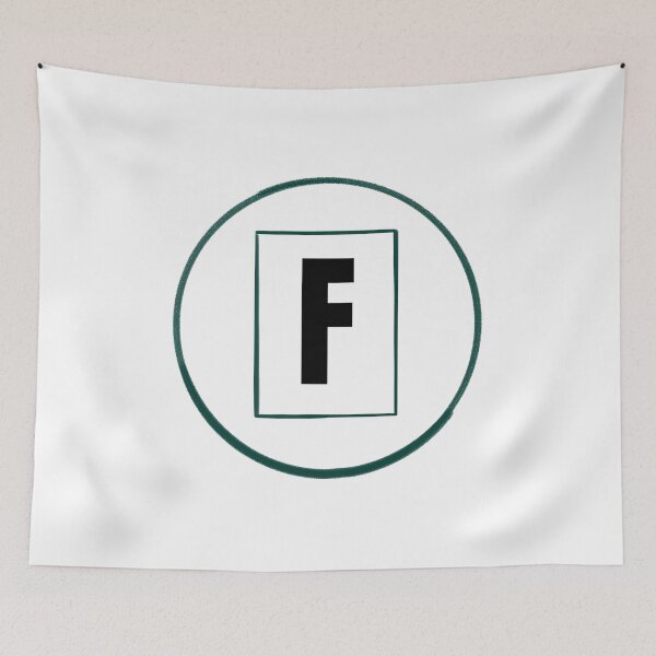 Item preview, Bold Letter F Minimalist Alphabet Typography Design – Modern Initial F Monogram Graphic (T-Shirts, Posters, Stickers & More) designed and sold by EMYWAMZGLOBAL.