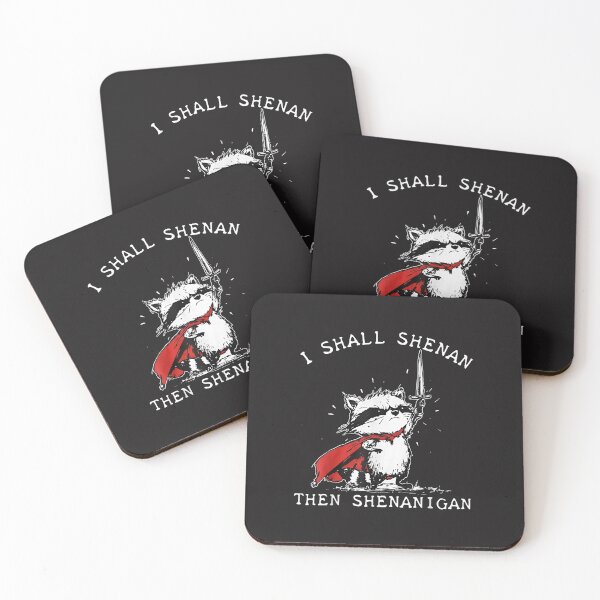 Item preview, I Shall Shenan Then Shenanigan Funny Raccoon Retro Meme Design designed and sold by kiralynstration.