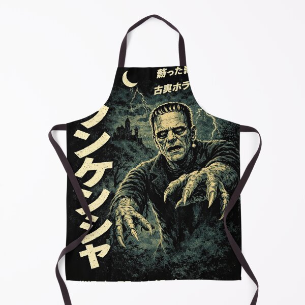 Item preview, Frankenstein Japanese Classic Horror Poster designed and sold by Retr0Tshirts.