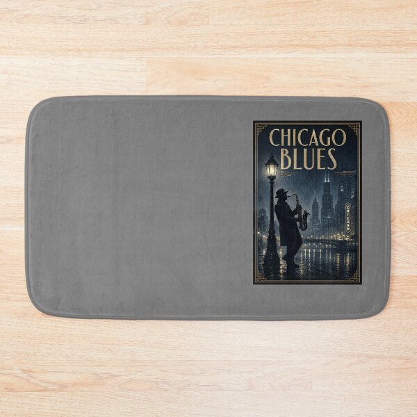 Item preview, Chicago Blues: Midnight Saxophone in the Rain designed and sold by Style-InkPulse.