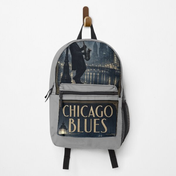 Item preview, Chicago Blues: Midnight Saxophone in the Rain designed and sold by Style-InkPulse.