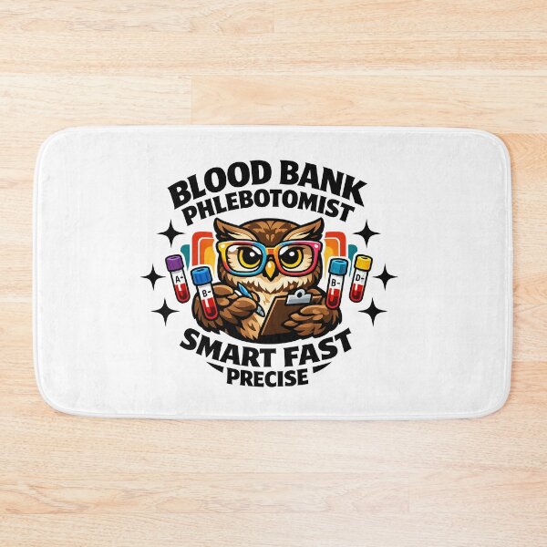 Item preview, Cool Owl Blood Bank Phlebotomist Sunglasses Retro Badge Gift for National Blood Donor Month designed and sold by ClinicalHubs.
