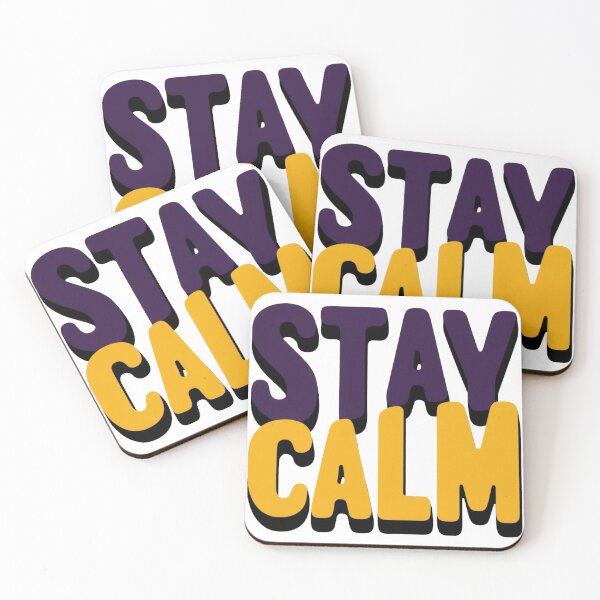Item preview, stay calm - motivational quote designed and sold by GUNAPRIYAA.