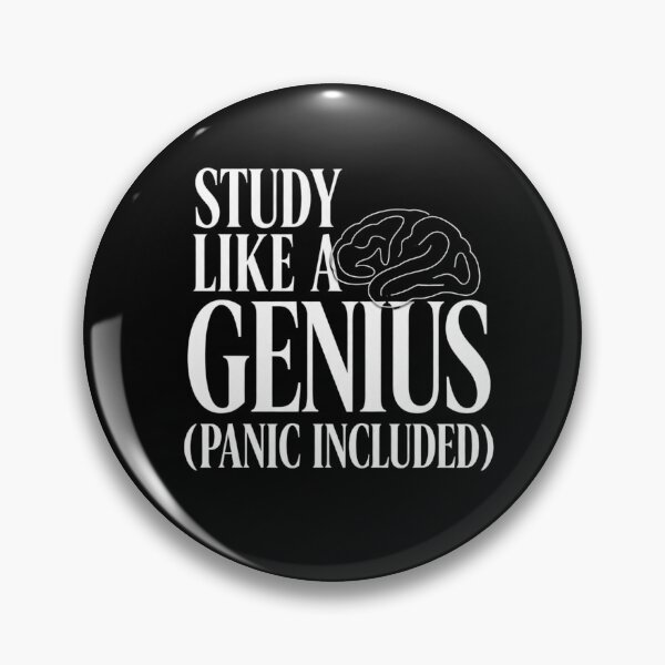 Item preview, Study Like a Genius Funny Smart Student Tee designed and sold by Amr Darwish Graphic designer.