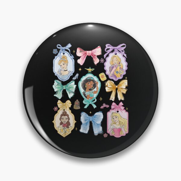 Item preview, Disney Princess And Bows Watercolor Portraits Collage T Shir designed and sold by raneronicole.